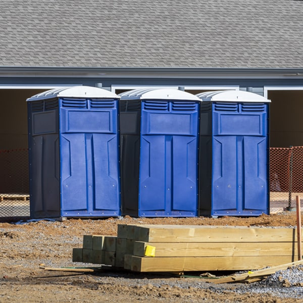 what is the cost difference between standard and deluxe porta potty rentals in Pamplin